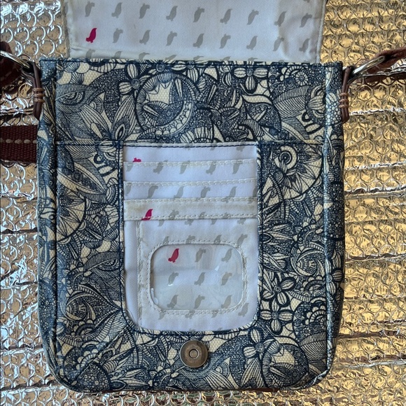 Sakroots Blue Floral Crossbody Bag - Picture 4 of 13